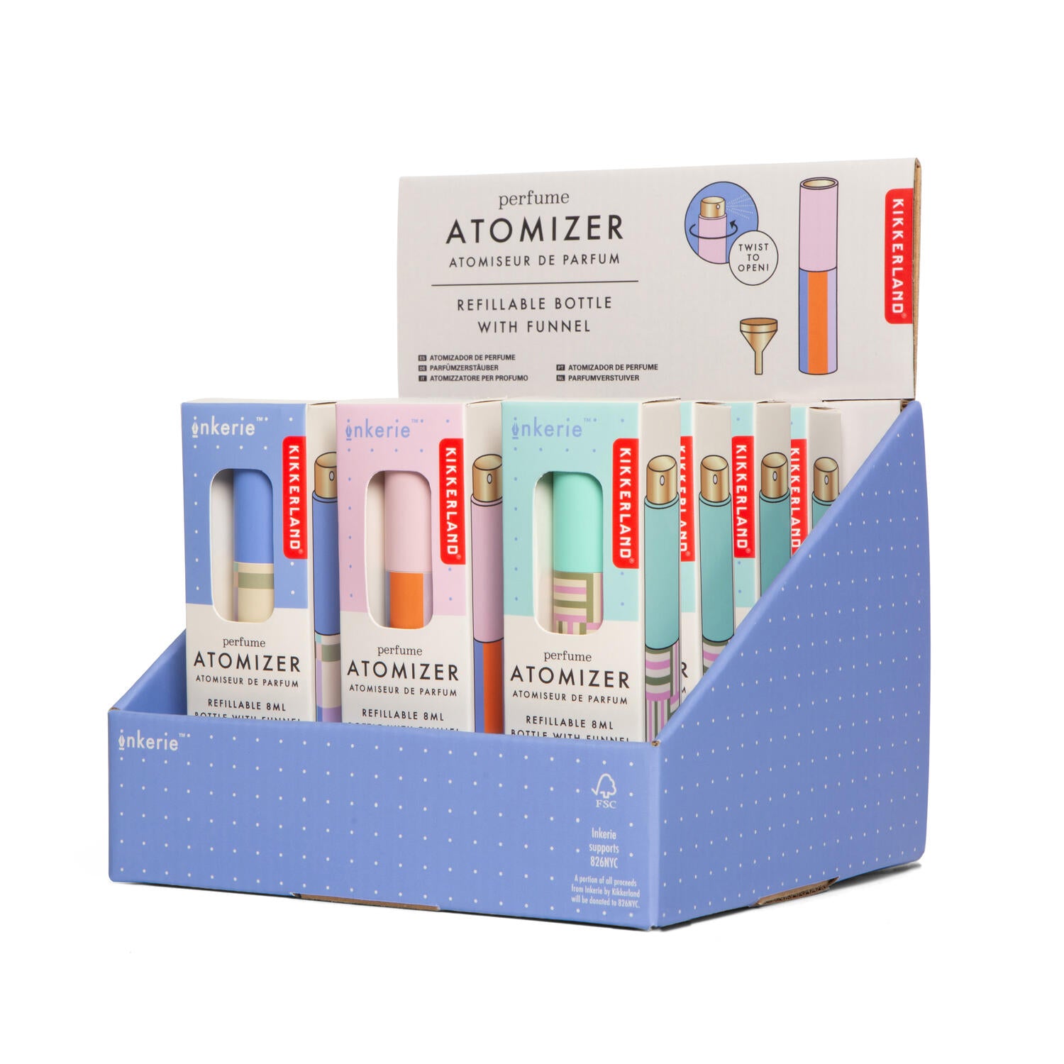 Assorteret Perfume Atomizer - 8 ml